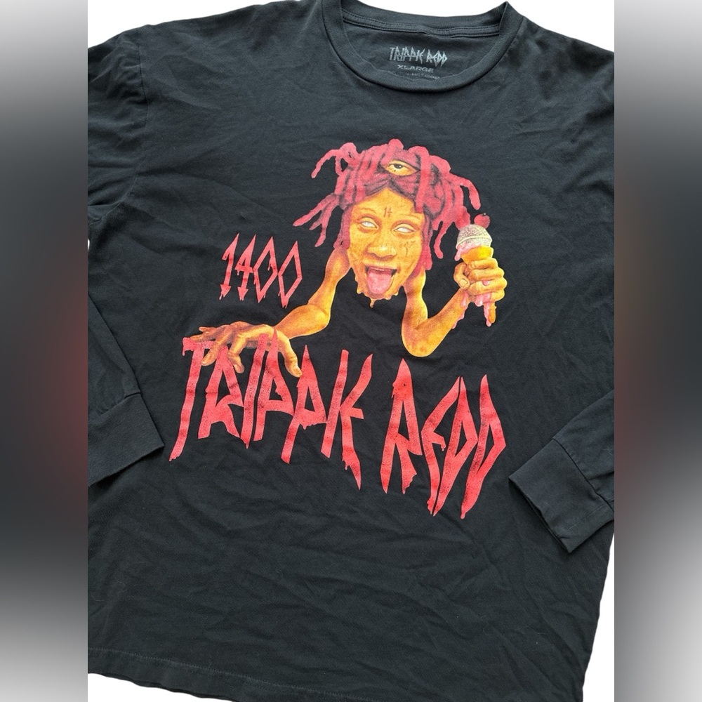 Trippie Redd Life’s A Trip 1400 Long Sleeve Graphic Men’s T Shirt Size XL Rapper